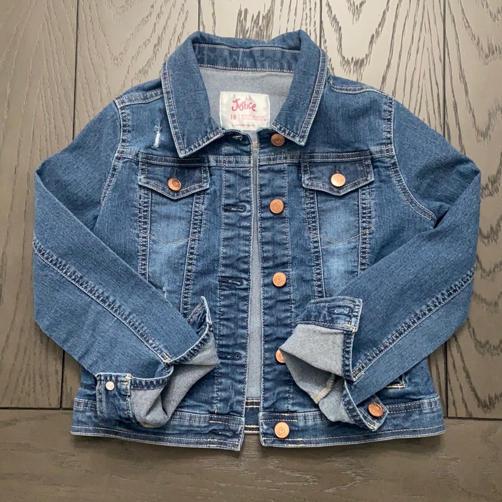 Girls Justice Jean Jacket Size 10